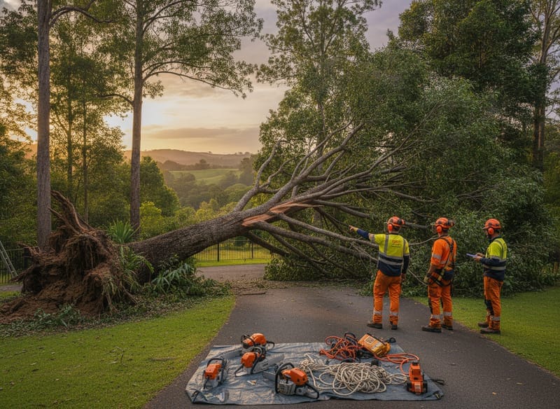 Emergency Tree Removal performed by Canberra Arborist in the Canberra